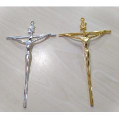 3824 - Crucifixo metal parede 25 cm